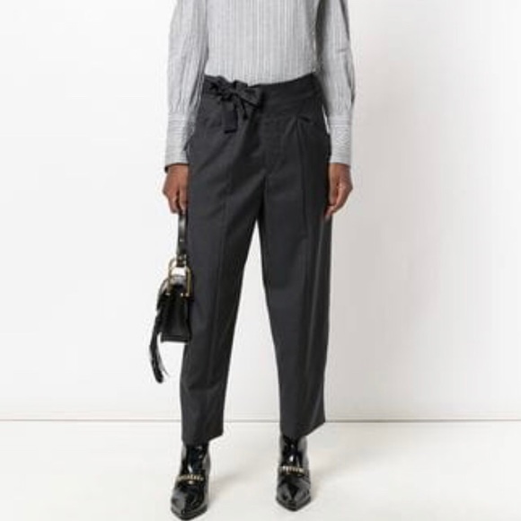Isabel Marant Pants - Isabel Marant  Etoile cropped plaid pants